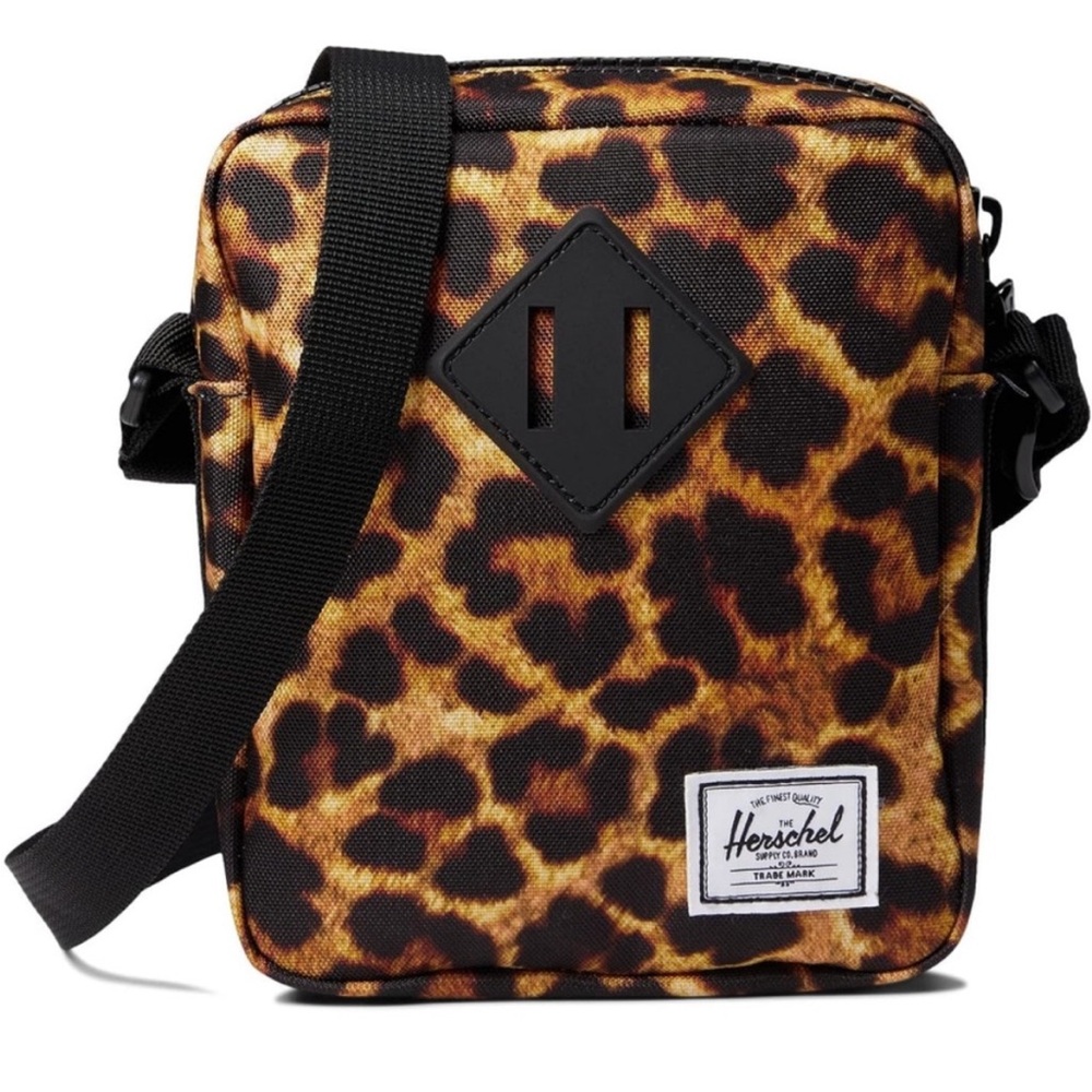 NEW Herschel Heritage CrossBody Leopard